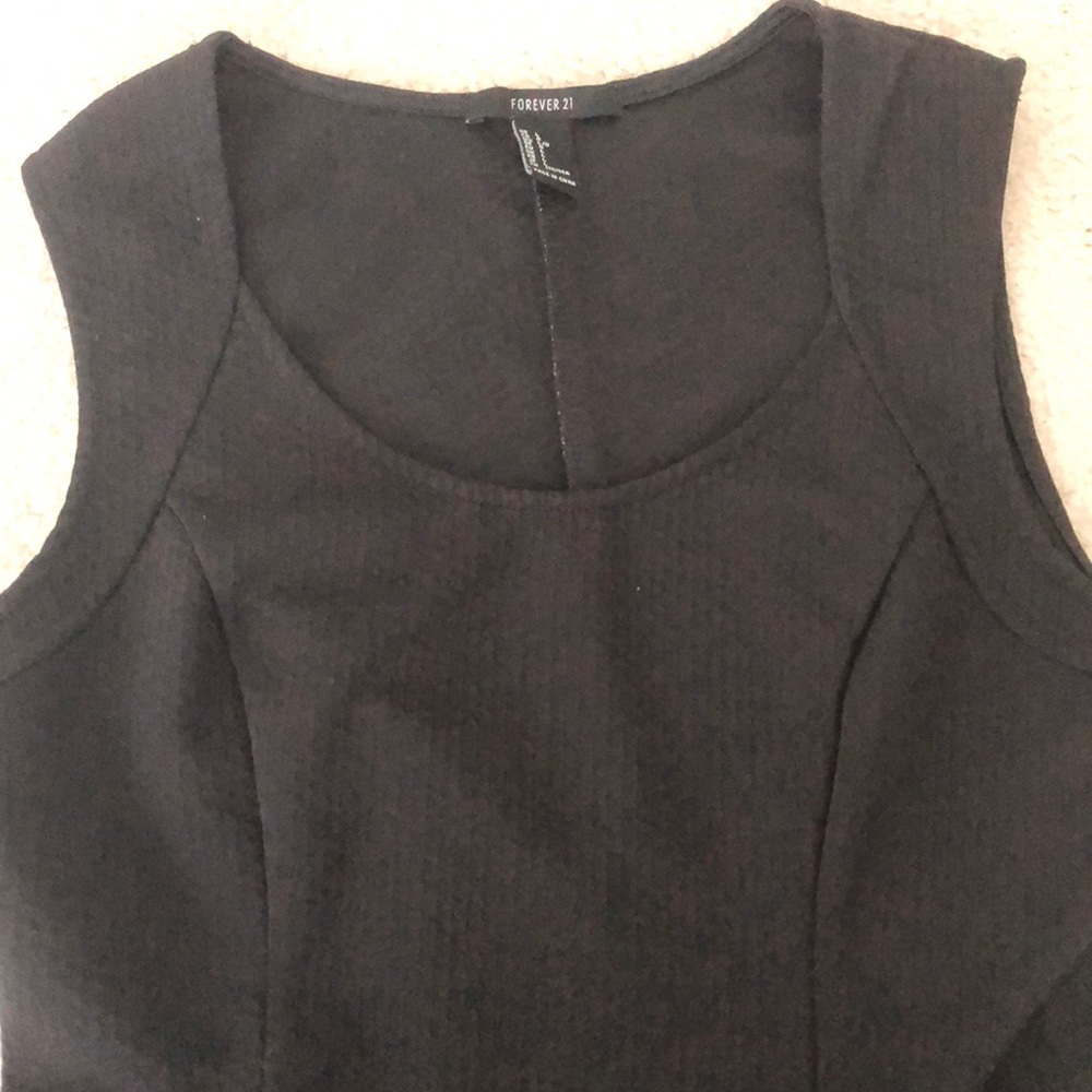 Black Skater Dress LARGE - Picture 4 of 5